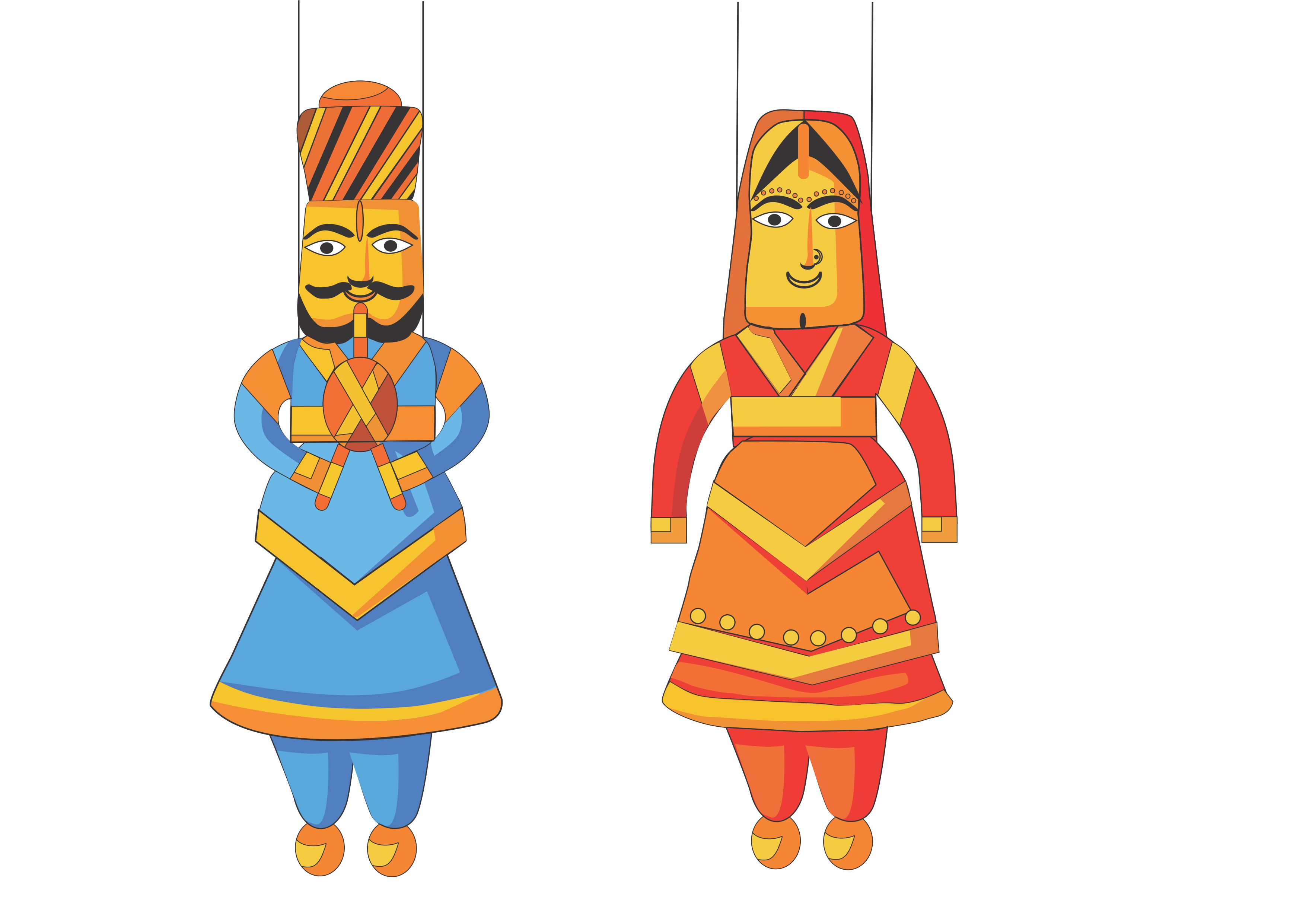 Acrylic Painting Kathputli Adhaya in Bangalore at best price by Shiu   Justdial